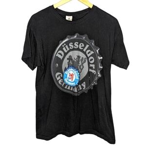 Dusseldorf Germany Beer Cap T-shirt Mens Large